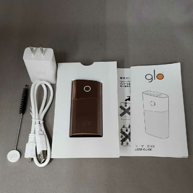 glo(グロー)の人気色ブラウン！新品未使用 glo グローシリーズ2min本体フルセット メンズのファッション小物(タバコグッズ)の商品写真