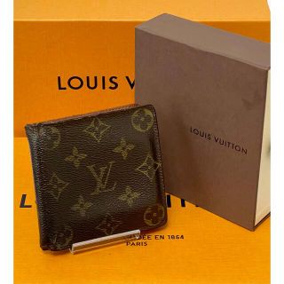 ルイヴィトン(LOUIS VUITTON)の【箱付き】ルイヴィトン モノグラム ポルトフォイユ マルコ 二つ折り財布(財布)