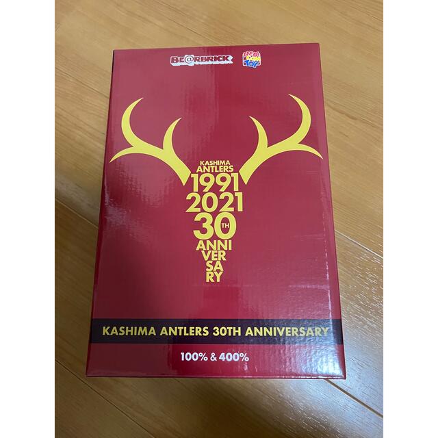 新品　鹿島アントラーズ30周年　BE@RBRICK 100%＆400%