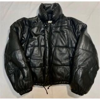 ショット(schott)のschott風　レザーダウン vintage(ダウンジャケット)