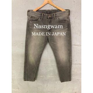 ビームス(BEAMS)の美品！Nasngwam ペイントデザインデニム！日本製！(デニム/ジーンズ)