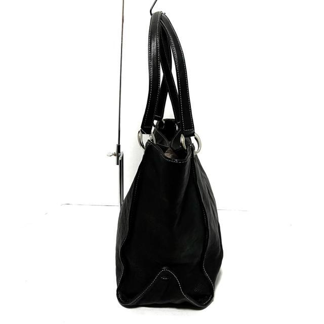 Kitamura(キタムラ)のキタムラ トートバッグ - 黒 刺繍 レザー レディースのバッグ(トートバッグ)の商品写真