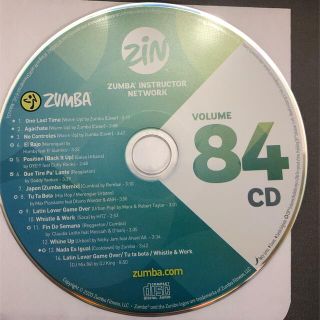 ズンバ(Zumba)のzumba ZIN84 CD ズンバ(クラブ/ダンス)