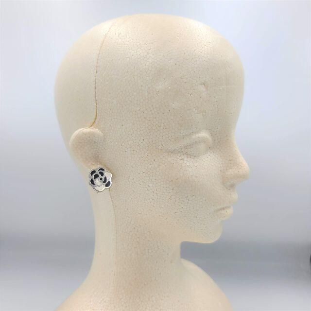 CHANEL - 確実正規品 シャネル バイカラー カメリア イヤリング