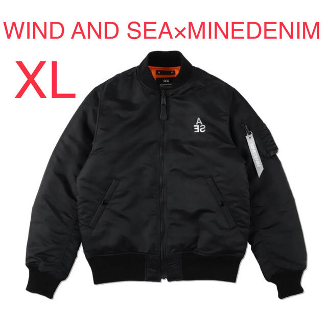 ウィンダンシーWIND AND SEA × MINEDENIM 5周年記念 限定MA-1