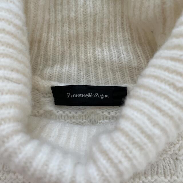 Ermenegildo Zegna(エルメネジルドゼニア)の最終価格！1回着用のみ　ゼニア  カシミヤ タートルネック ニット セーター メンズのトップス(ニット/セーター)の商品写真