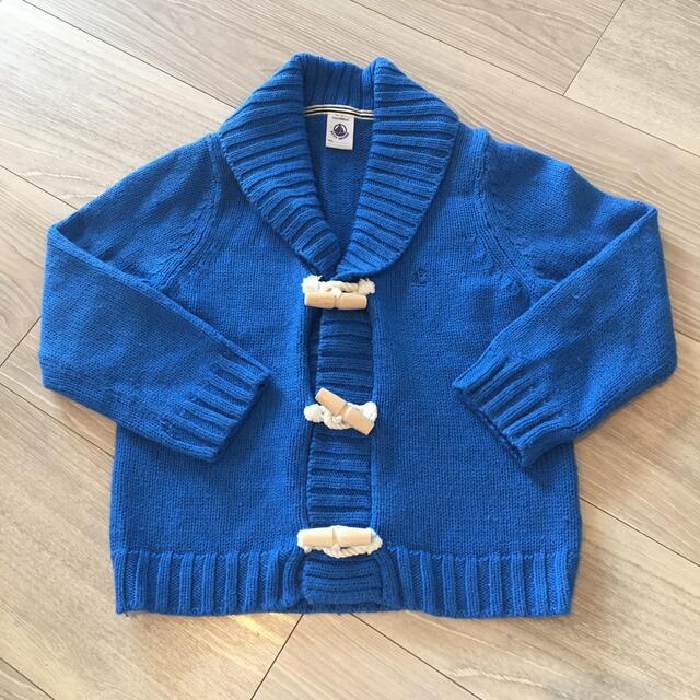 PETIT BATEAU(プチバトー)のプチバドー　カーディガン キッズ/ベビー/マタニティのキッズ服男の子用(90cm~)(カーディガン)の商品写真