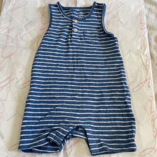 ベビーギャップ(babyGAP)のbaby GAP ボーダー　ノースリーブ　ロンパース(ロンパース)