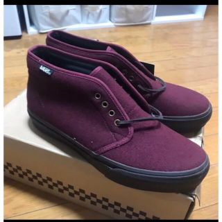 ヴァンズ(VANS)のVANS ローカットスニーカー/27.5cm  赤　茶　ボルドー(スニーカー)