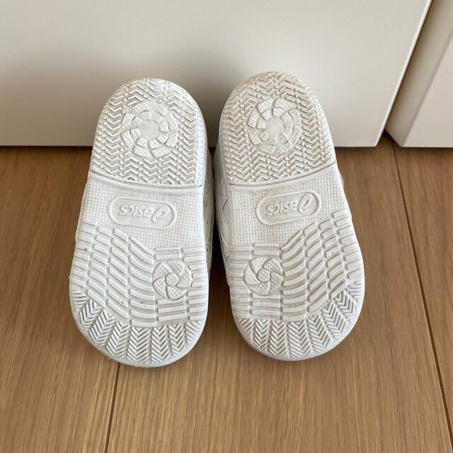 しゅく様専用　asics スクスク　ファブレFIRST SL3  ホワイト キッズ/ベビー/マタニティのベビー靴/シューズ(~14cm)(スニーカー)の商品写真