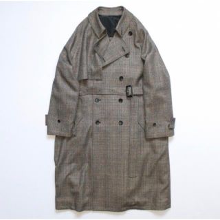 stein 19aw lay oversized overlap coat(トレンチコート)