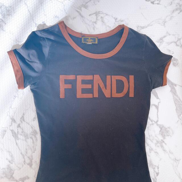 FENDI(フェンディ)のfendi ズッカ柄　vintage    レディースのトップス(Tシャツ(半袖/袖なし))の商品写真