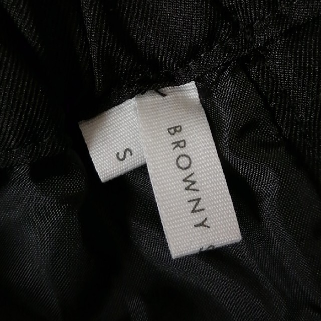ブラウニースタンダード　黒　ミニ　プリーツスカート　Sサイズ レディースのスカート(ミニスカート)の商品写真