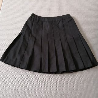 ブラウニースタンダード　黒　ミニ　プリーツスカート　Sサイズ(ミニスカート)