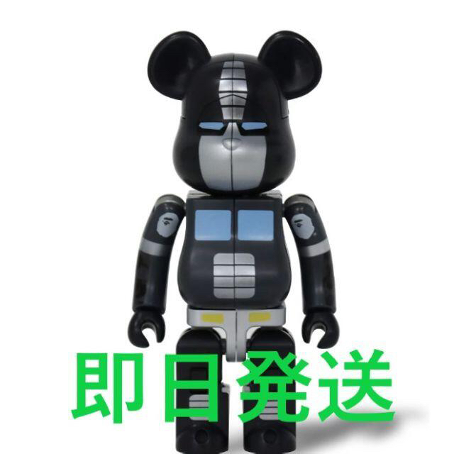 BE@RBRICK × TRANSFORMERS BAPE 黒 エンタメ/ホビーのフィギュア(その他)の商品写真