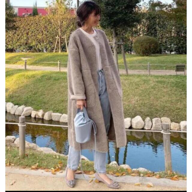 ZARAボアコート美品-