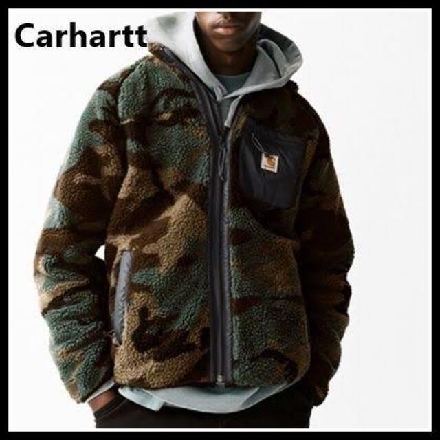 Carhartt カーハート ボアフリースジャケット プルオーバー カモフラ柄