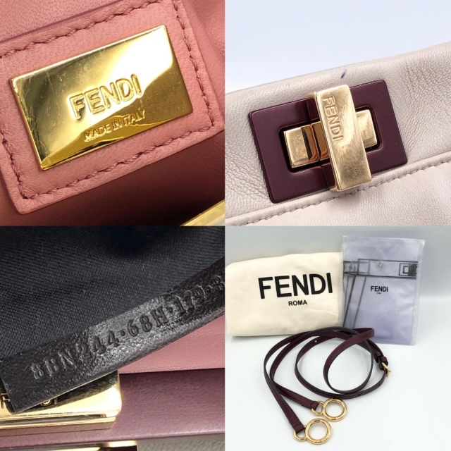 FENDI(フェンディ)の☆フェンディ ピーカブー ミニ ラムスキン 2WAYバッグ 8BN244-68H レディースのバッグ(ハンドバッグ)の商品写真