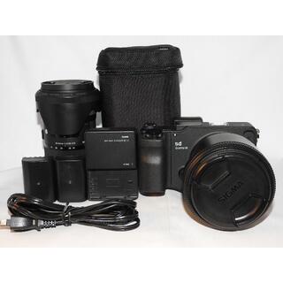 カメラ デジタルカメラ SIGMA - SIGMA sd Quattro H SD QUATTRO H レンズ2本セットの通販｜ラクマ