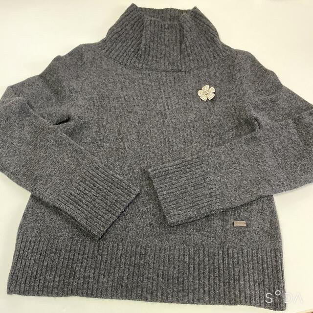 ✨ フォクシーFOXEY カシミヤニット タートルネックセーター 40 美品 ...