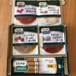 ZENB お試しセットゼンブヌードル+ベジパスタソース全種類セット(麺類)