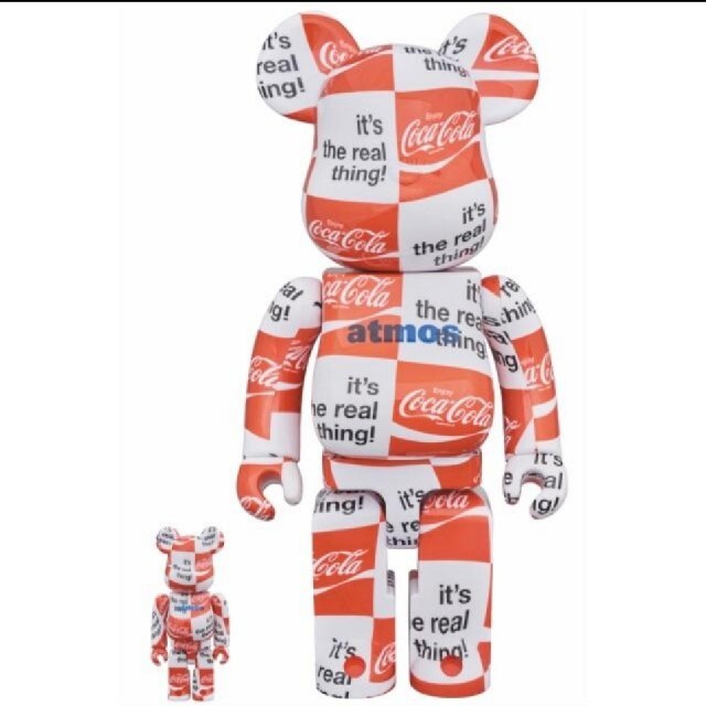 エンタメ/ホビーBE@RBRICK atmos×Coca-Cola  100％ & 400％