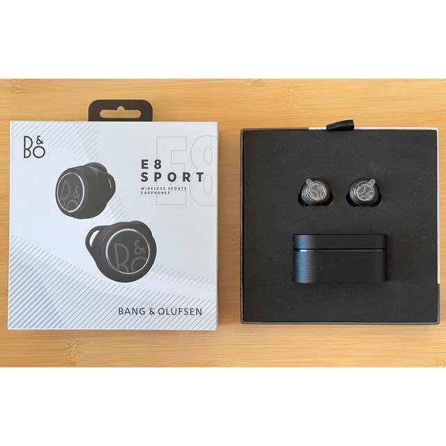 B&O beoplay e8 sport blackヘッドフォン/イヤフォン