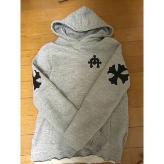 クロムハーツ(Chrome Hearts)の激レア　クロムハーツ　クロスパッチ付きプルオーバーパーカー(パーカー)