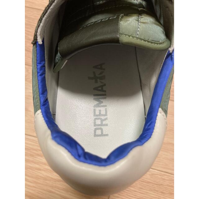 PREMIATA(プレミアータ)のプレミアータ レザー×ナイロン ローカットスニーカー 43 グリーン メンズの靴/シューズ(スニーカー)の商品写真