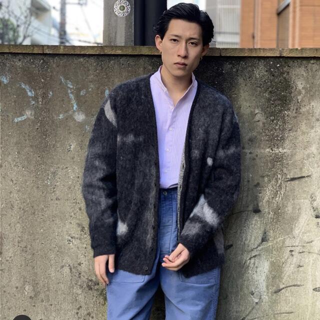 Yokeモヘアカーディガン-