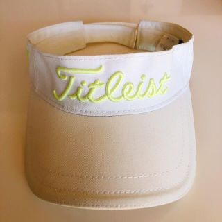 タイトリスト(Titleist)のTitleist サンバイザー白ゴルフ用(サンバイザー)