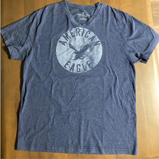 アメリカンイーグル(American Eagle)のアメリカンイーグル　TシャツL ネイビー杢(Tシャツ/カットソー(半袖/袖なし))