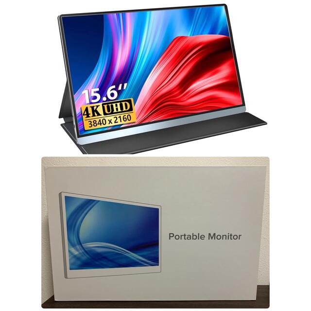 MISEDI モバイルモニター 15.6インチ モバイルディスプレイ 4K ...