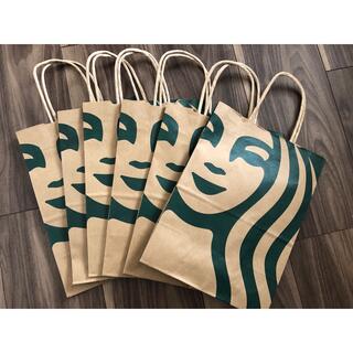 スターバックスコーヒー(Starbucks Coffee)の紙袋　スターバックス　６枚(ショップ袋)