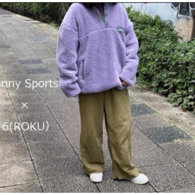 ROKU6 sunny sports ボアアウター