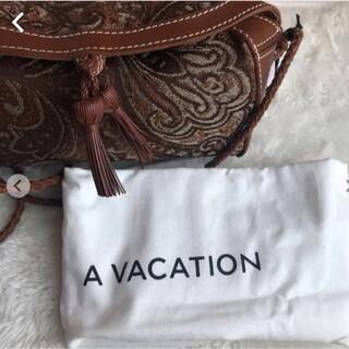 ドゥーズィエムクラス(DEUXIEME CLASSE)の新品　A VACATION ペイズリー2wayショルダーバッグ(ショルダーバッグ)