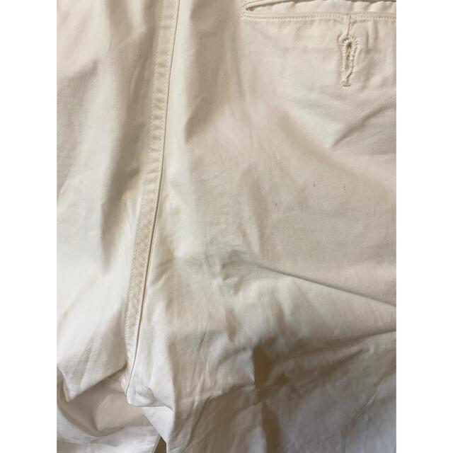 チノパンオーラリー　WASHED FINX LIGHT CHINO WIDE PANTS