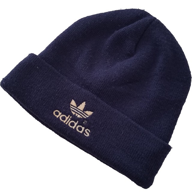 adidas(アディダス)の90's vintage adidas Embroidery Beanie メンズの帽子(ニット帽/ビーニー)の商品写真