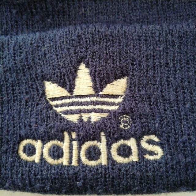 adidas(アディダス)の90's vintage adidas Embroidery Beanie メンズの帽子(ニット帽/ビーニー)の商品写真