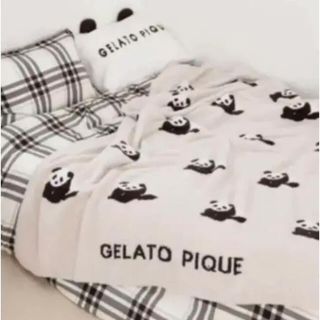 ジェラートピケ(gelato pique)のジェラートピケ パンダジャガードマルチカバー ブランケット(その他)