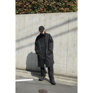 21AW mfpen Johnston Coat ジョンストンコート S 黒