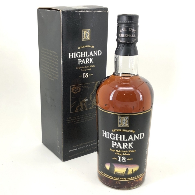 ハイランドパーク HIGHLAND PARK 18年 旧ボトル 750mlバイセルシングルモルト