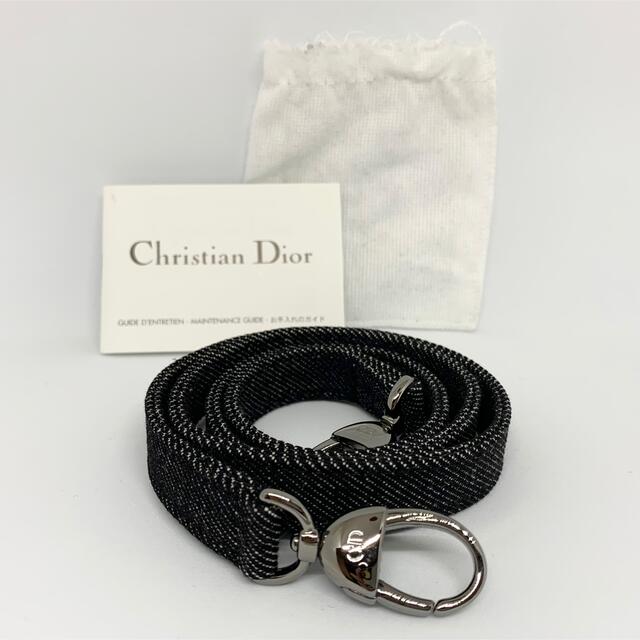 Christian Dior ディオール ショルダーストラップ デニム
