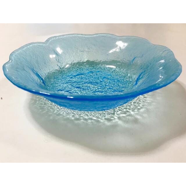 昭和レトロ＊craft glass小皿４ インテリア/住まい/日用品のキッチン/食器(グラス/カップ)の商品写真