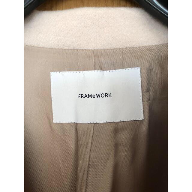 FRAMeWORK(フレームワーク)の金子綾　コート　フレームワーク　ベージュ レディースのジャケット/アウター(ロングコート)の商品写真