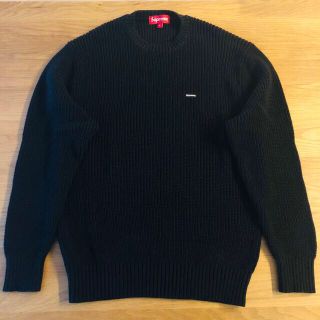 シュプリーム(Supreme)の【美品】Supreme   ニット セーター ブラック(ニット/セーター)