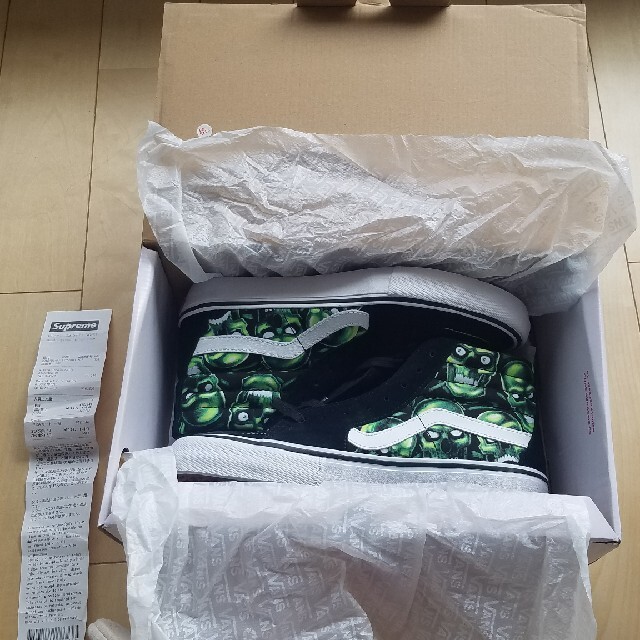 VANS　Supreme　Sk8-Hi Pro　skull