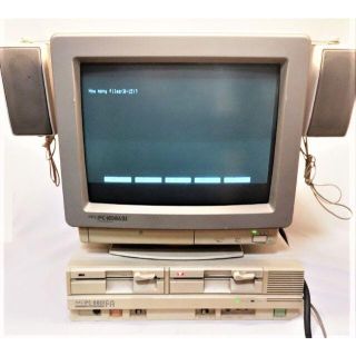 エヌイーシー(NEC)のNEC PC-8801FA PC-KD863S パソコンモニターセット 付属品付(デスクトップ型PC)