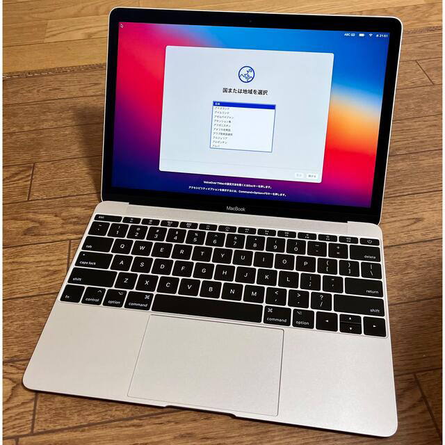 MacBook 12インチ 2017 メモリ16GB m3 USキーボード