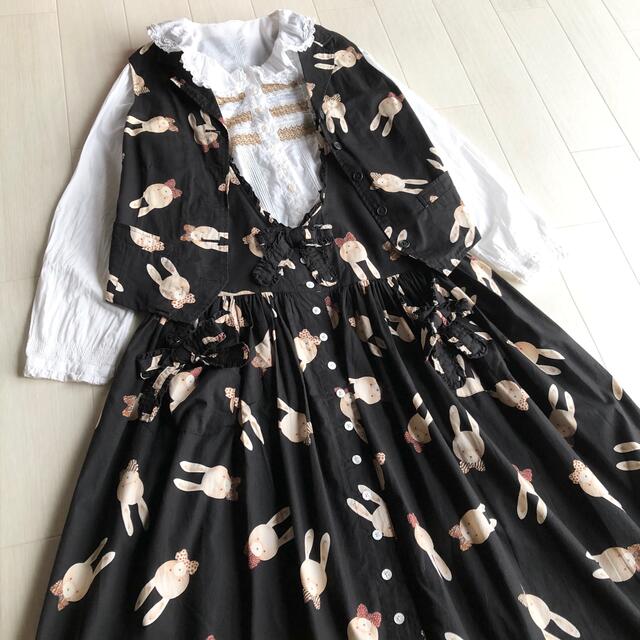 黒うさぎのワンピースセット www.krzysztofbialy.com